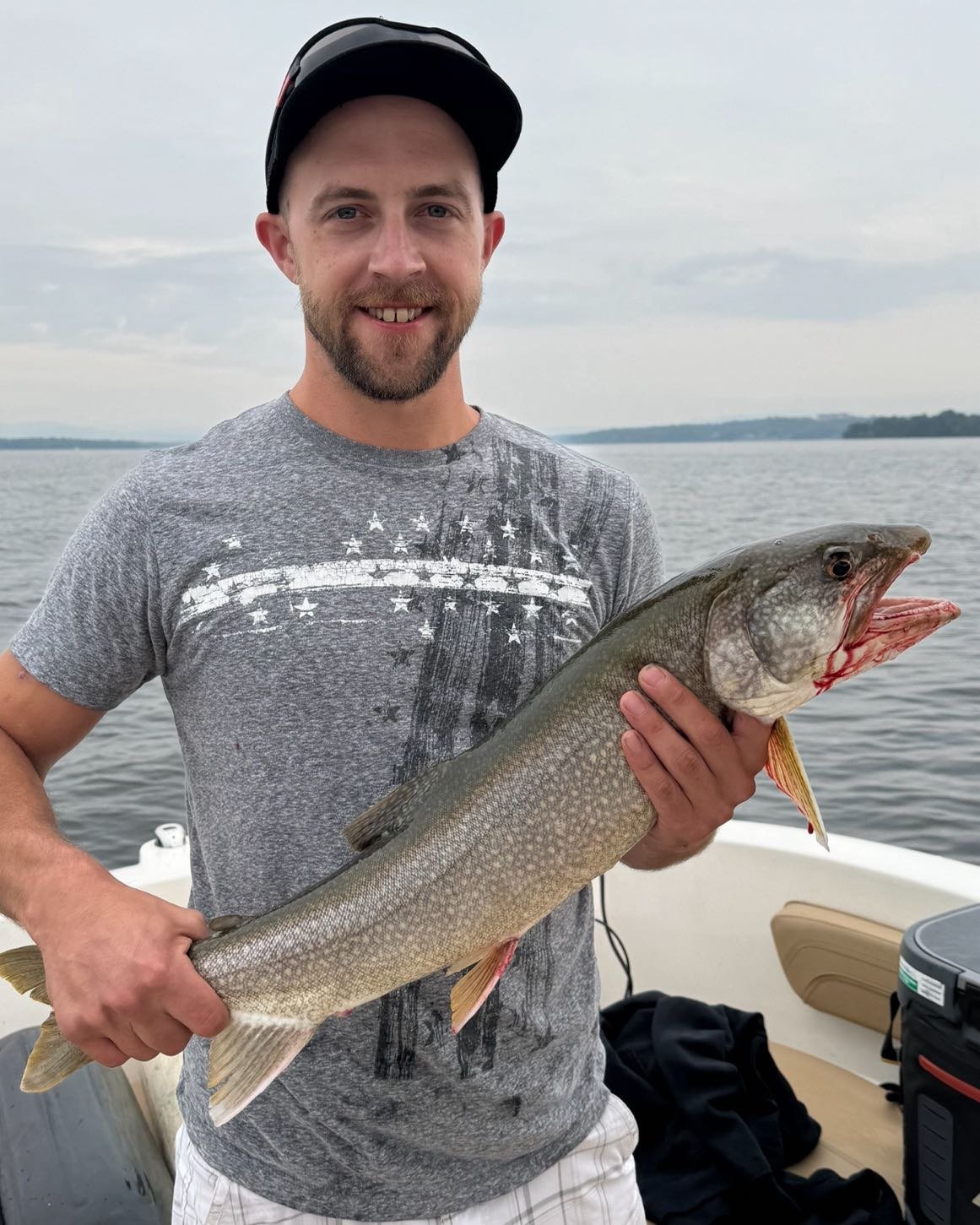 A guide at work during a trip, photographed by Irish Raider Outfitters in NY