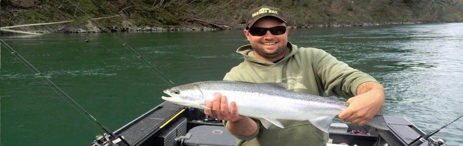 The working end of a guided day, photographed by James Keeling Fishing Guide Service in CA