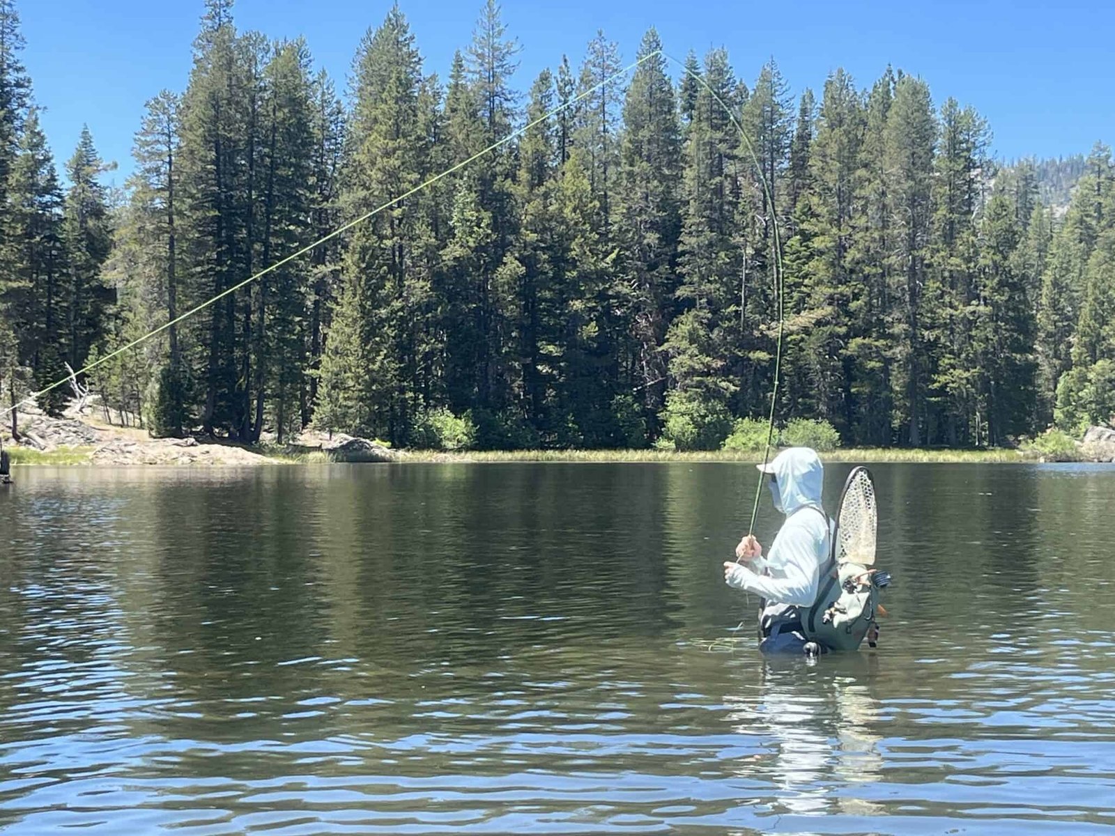On the Middle Fork Feather River, photographed by Jay Clark Fly Fishing