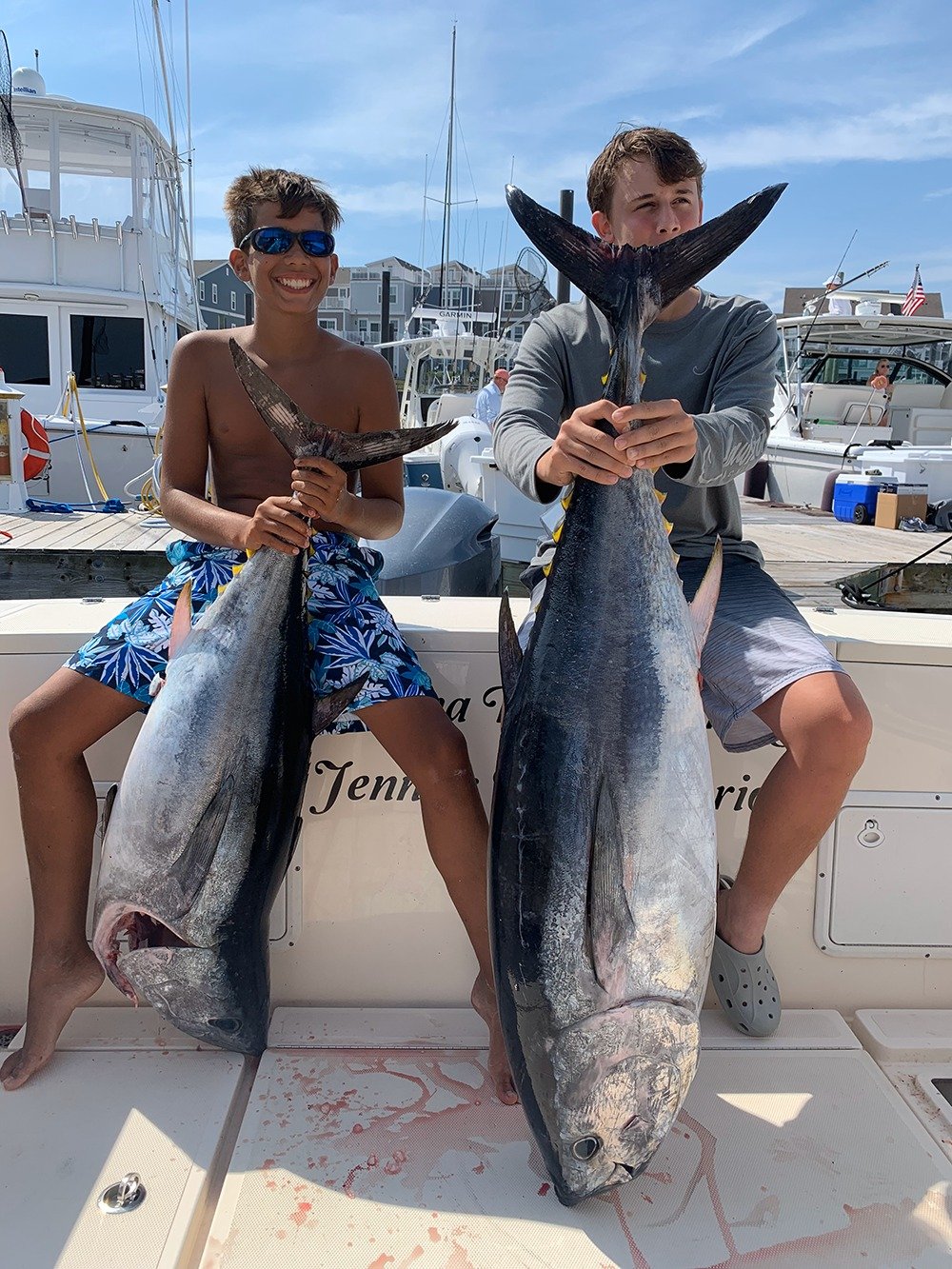 On the Sandy Hook, photographed by Jenna P Sportfishing
