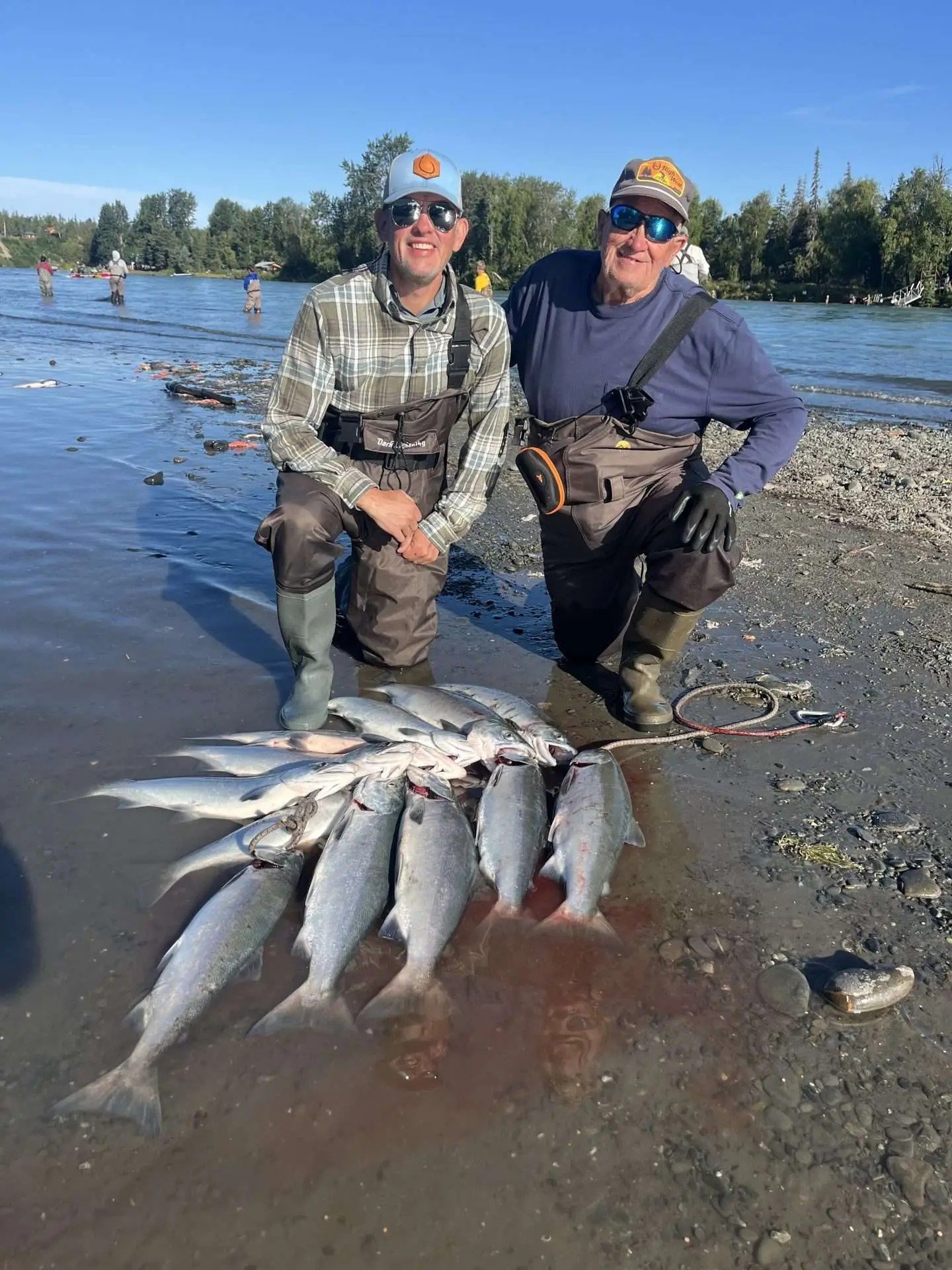 Jim Rusk Fishing on the water in Alaska