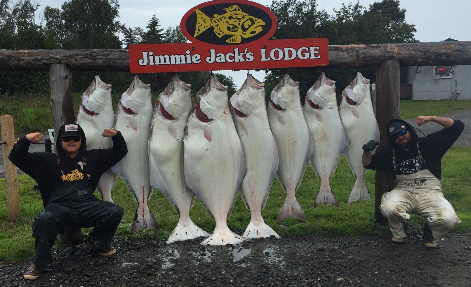 A guide working with a client on the water, photographed by Jimmie Jack Fishing in AK