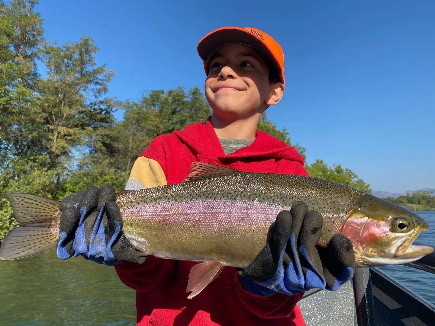 Justin Thompson Fishing on the water in California