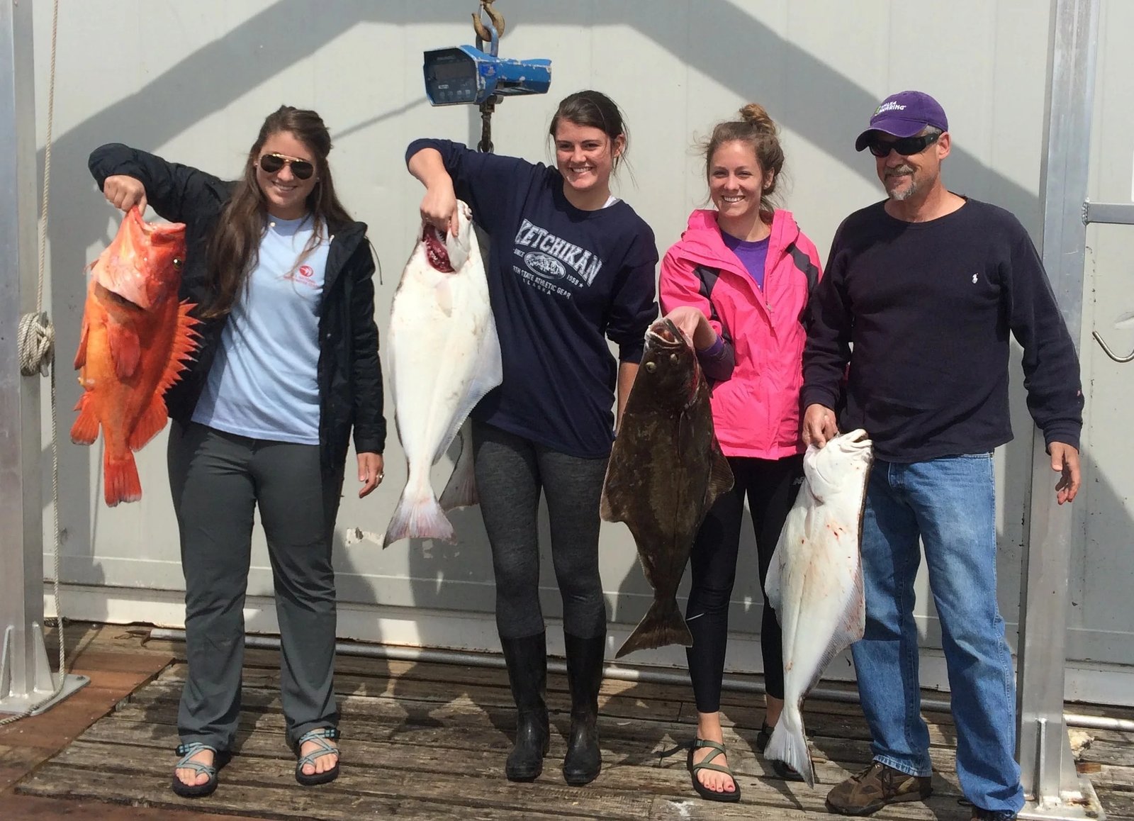 The working end of a guided day, photographed by K-Seas Fishing Charters in AK