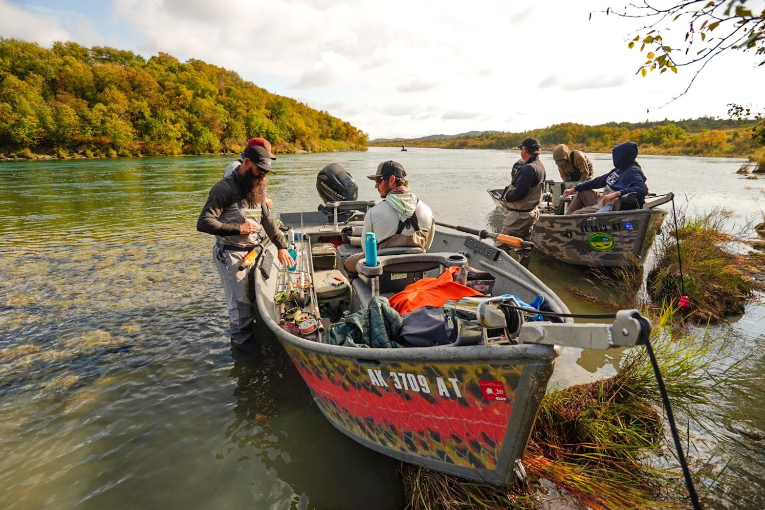 On the Naknek River, photographed by Katmai Trophy Lodge