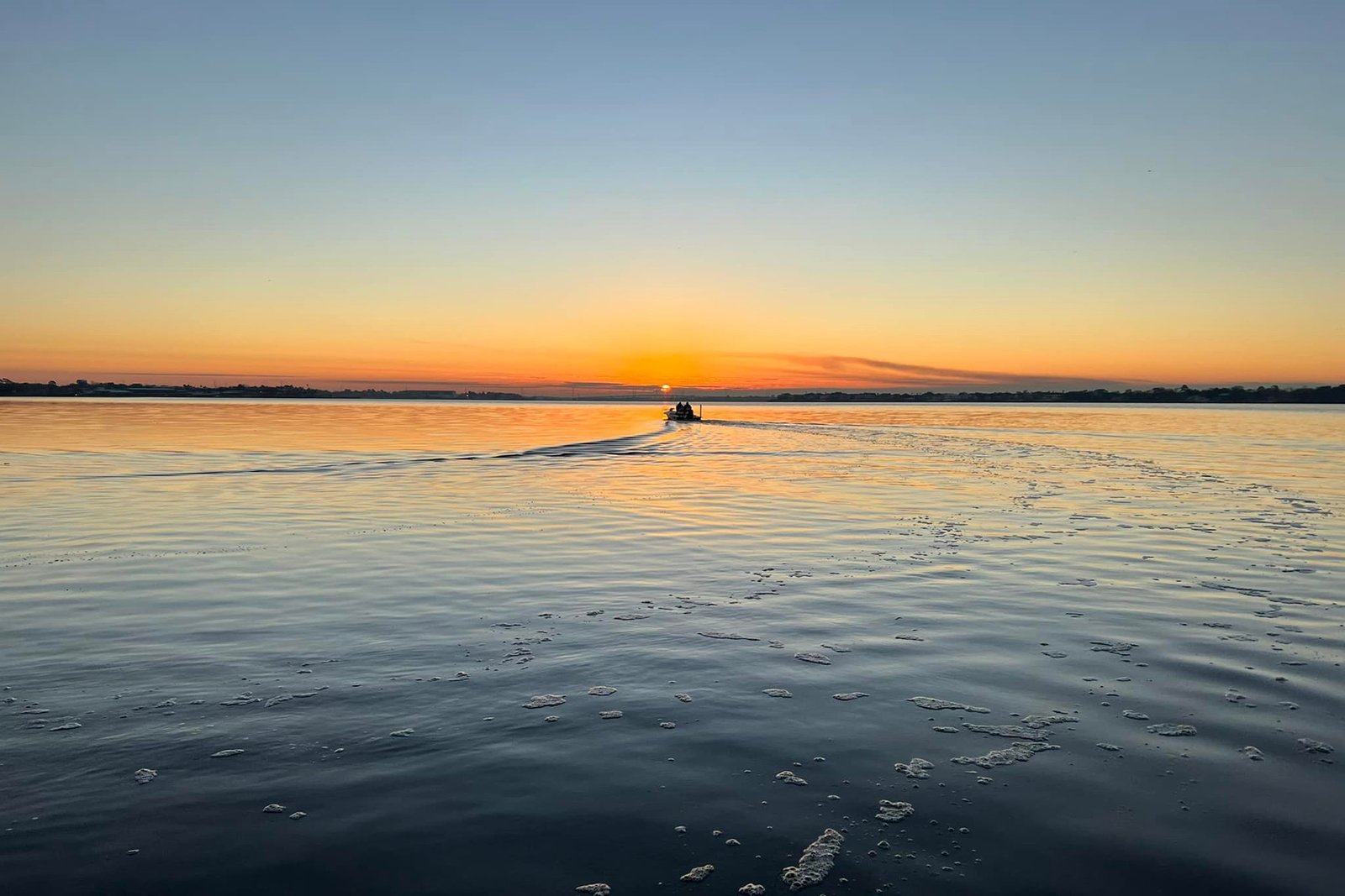 Time on the water from a working guide's operation, photographed by Knot Working Fishing Charters in FL