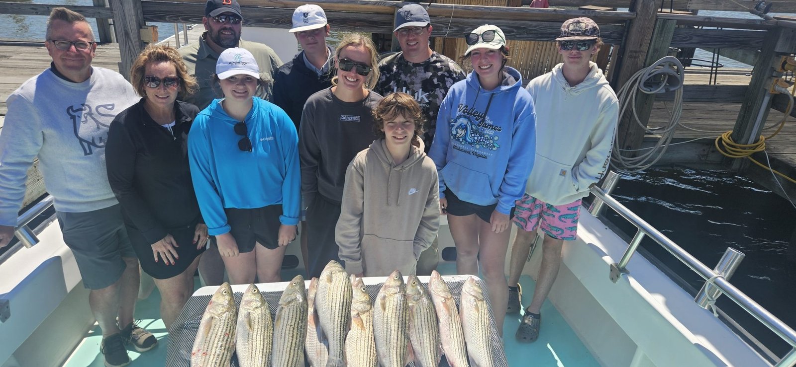 The working end of a guided day, photographed by Kodiak Charters in MD