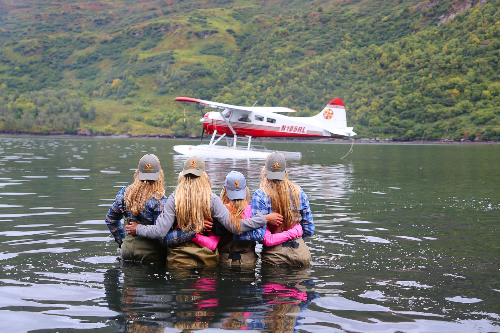 An on-the-water scene from a working guide operation, photographed by Kodiak Legends Lodge in AK