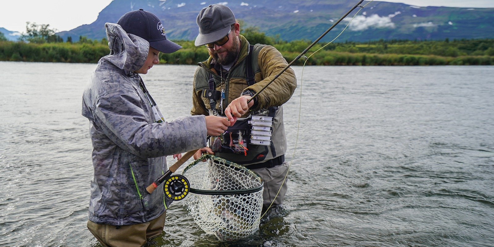 The working end of a guided day, photographed by Kulik Lodge in AK
