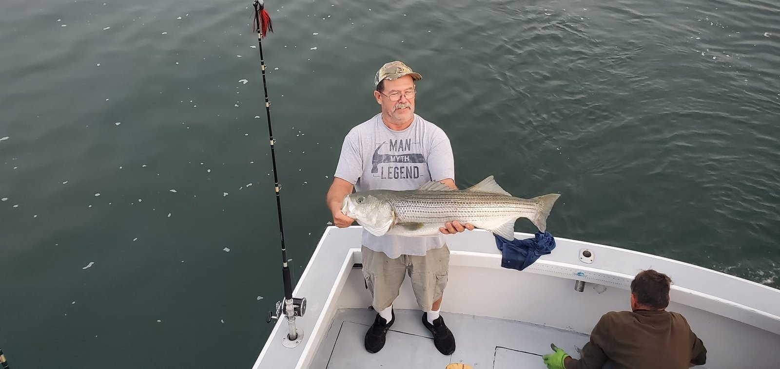 The working end of a guided day, photographed by Lady J Sportfishing in MA