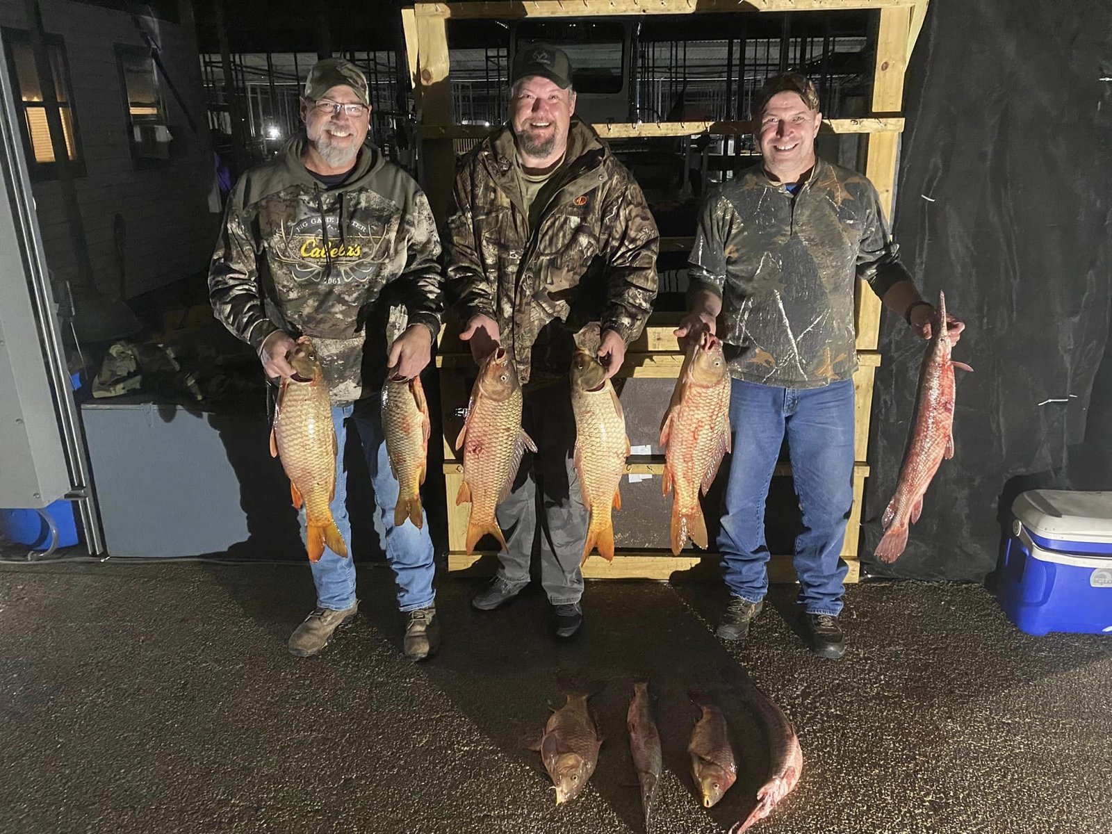 A guide working with a client on the water, photographed by Lead Slingers Outdoor Fishing Guide in TX
