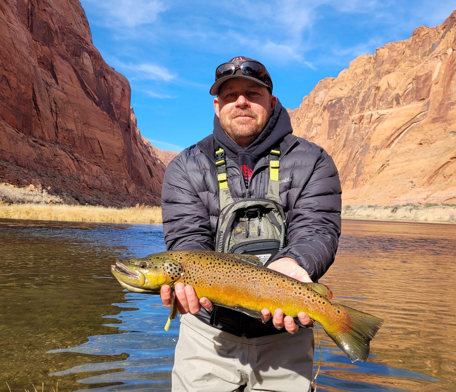 A guide's day in progress, photographed by Lees Ferry On The Fly in AZ