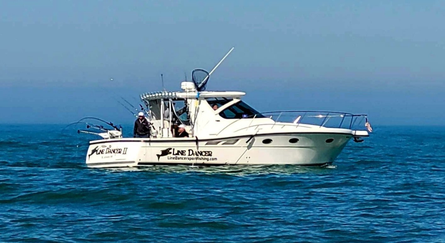 The working end of a guided day, photographed by Line Dancer Sportfishing in MI