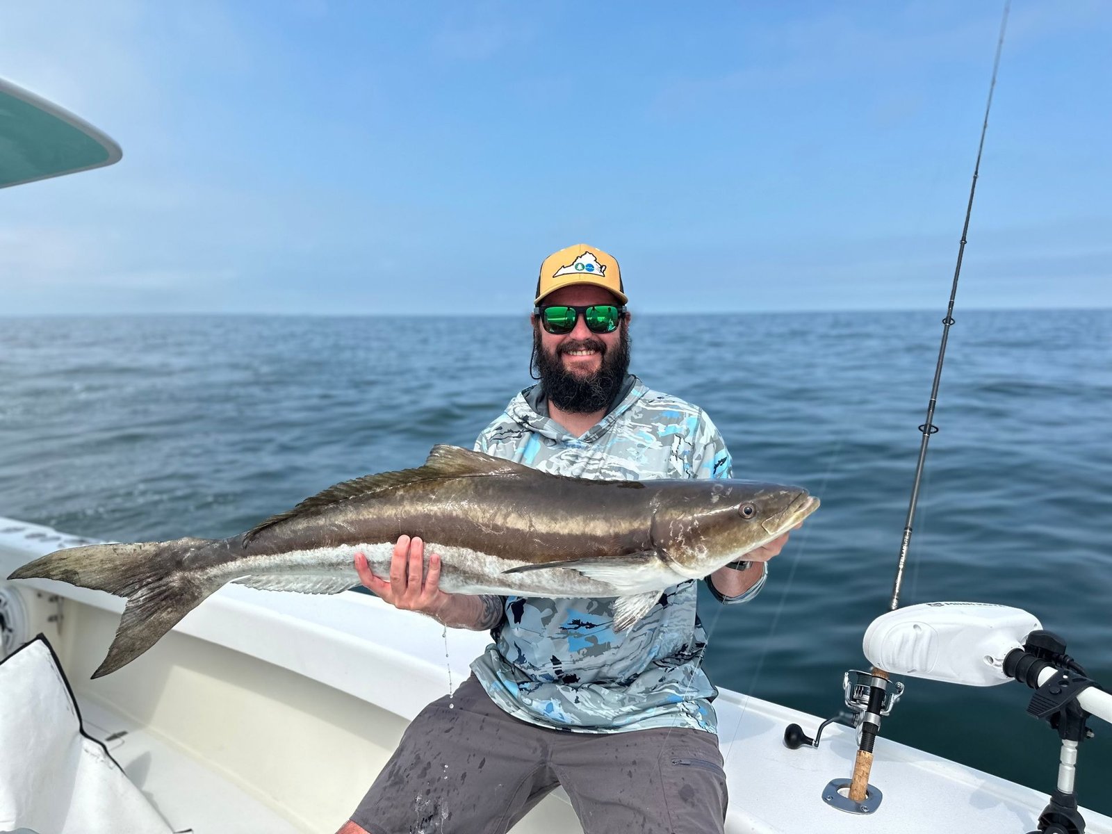Litigator SportFishing on the water in Virginia