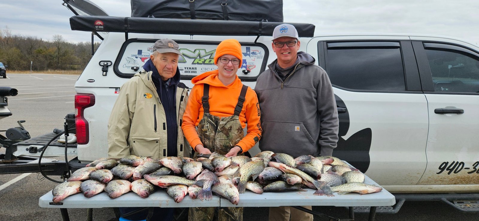 The working end of a guided day, photographed by Lt. Dan's Crappie Co. in TX