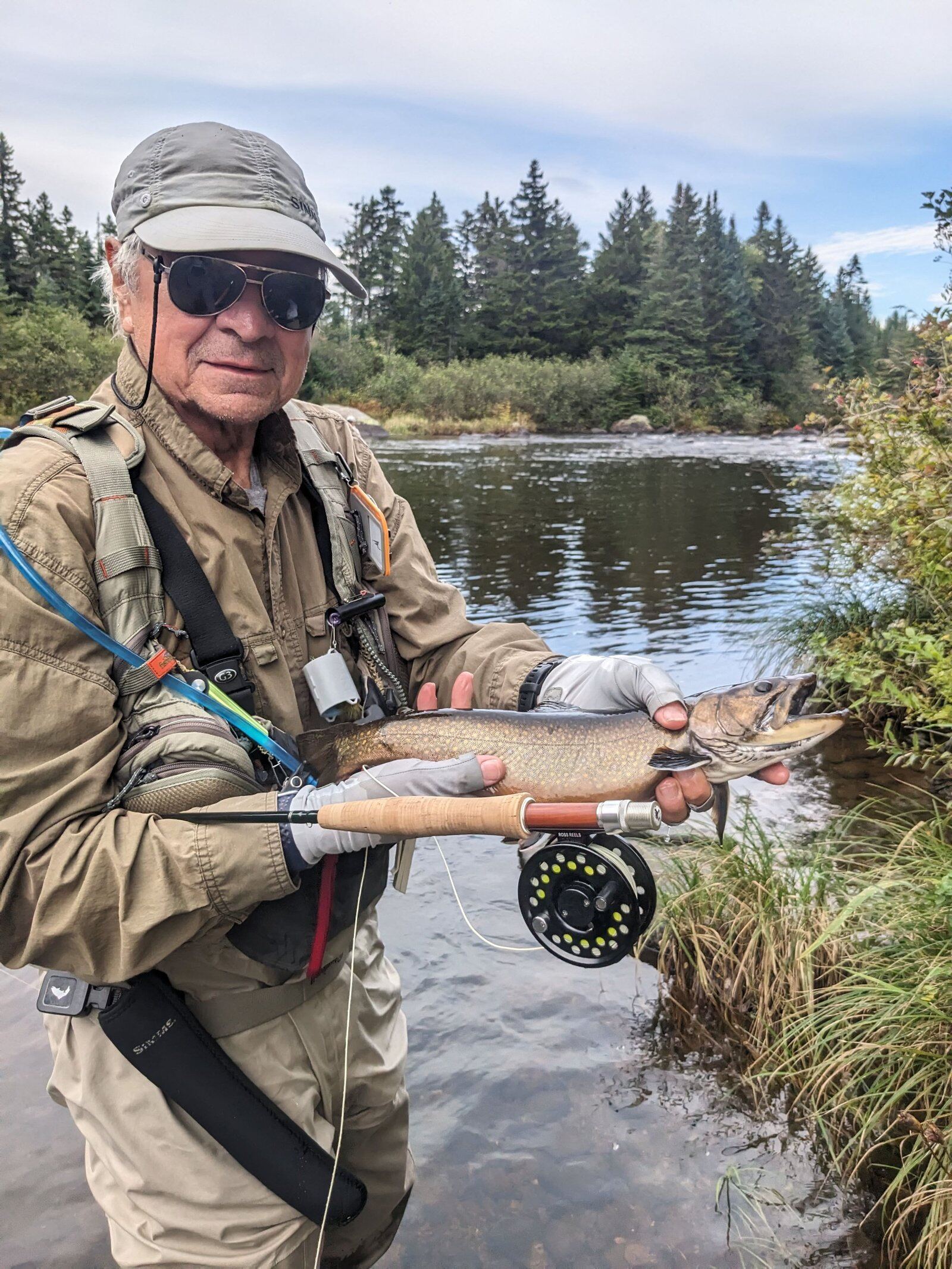 Maine Wilderness Fishing on the water in Maine