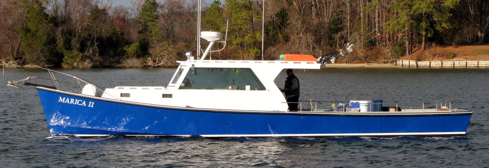 Water where guides here run norfolk spot trips, photographed by Marica II Sportfishing