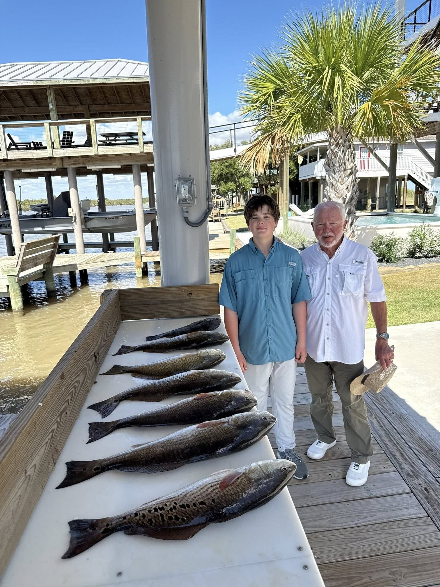 On the West Matagorda Bay, photographed by Matagorda Guide Service