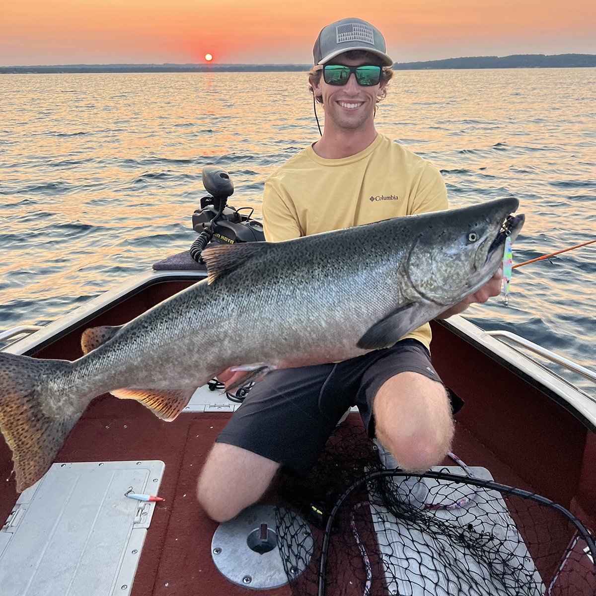 The working end of a guided day, photographed by Mega Bite Charters LLC in MI