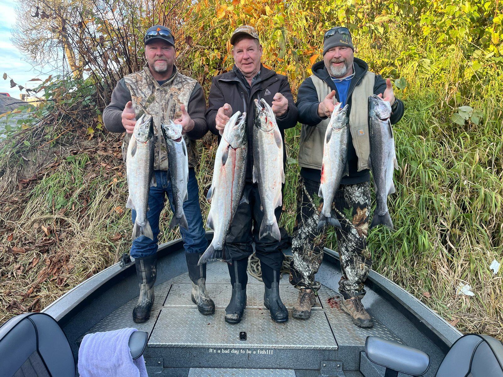 On the Riffe Lake, photographed by Miller's Sportfishing
