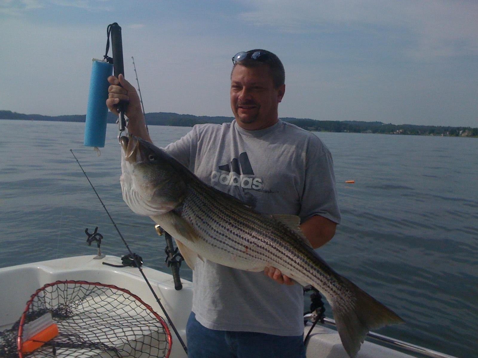 On the Smith Mountain Lake, photographed by Mitchell's Point Guide Services
