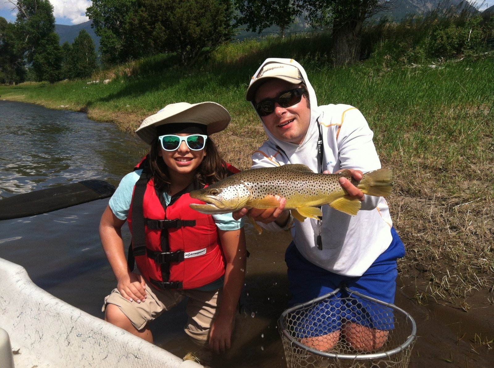 Time on the water from a working guide's operation, photographed by Montana Guided Fly Fishing in MT