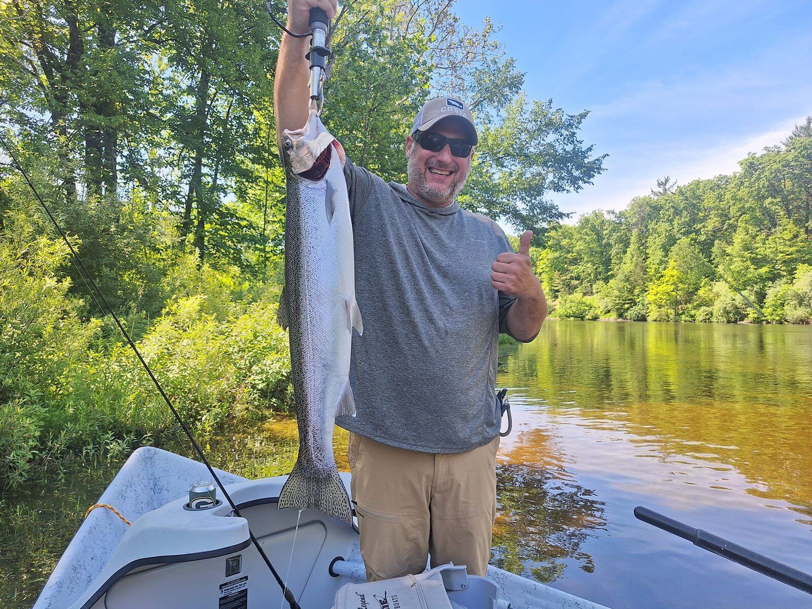 The working end of a guided day, photographed by Dan Nealy's Fishing Buddies Guide Service in MI
