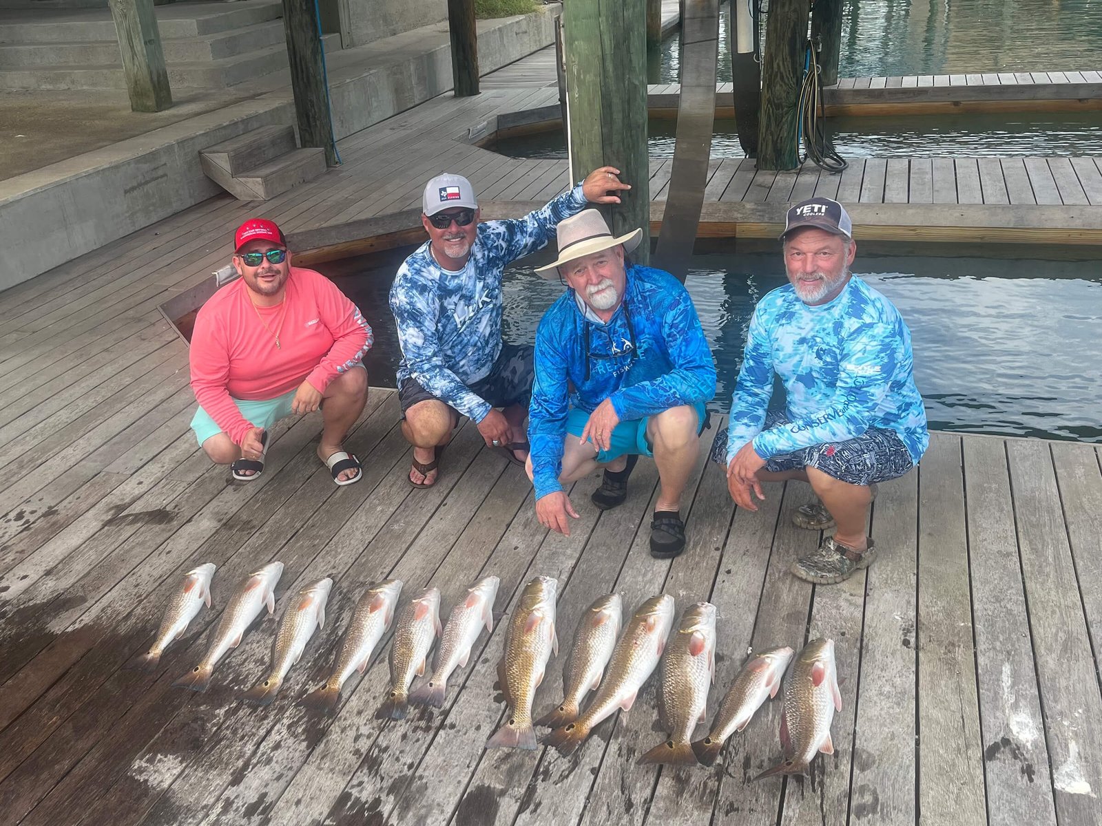 An on-the-water scene from a working guide operation, photographed by Nervous Water Fishing in TX
