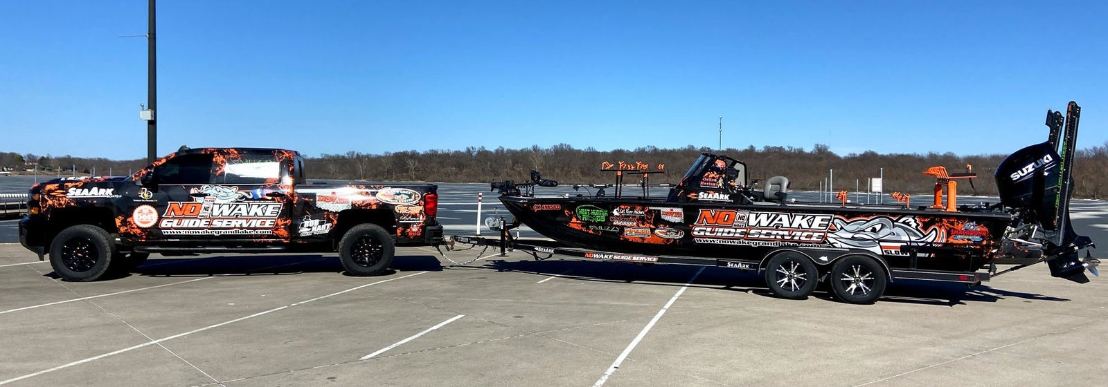 Time on the water from a working guide's operation, photographed by No Wake Guide Service in OK