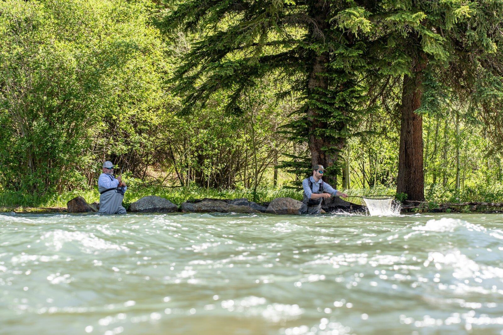 On the Tarryall Creek, photographed by North Fork Ranch Guide Service