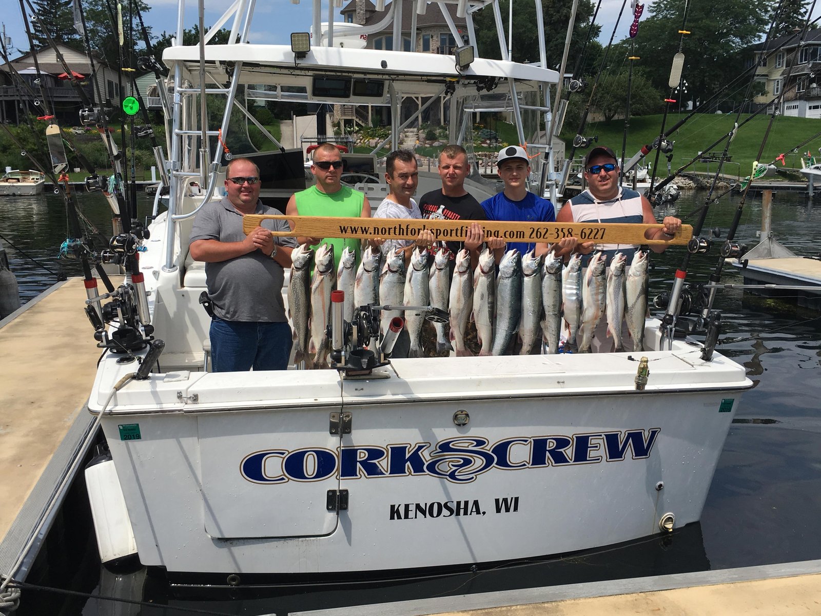 North Fork Sportfishing on the water in Wisconsin