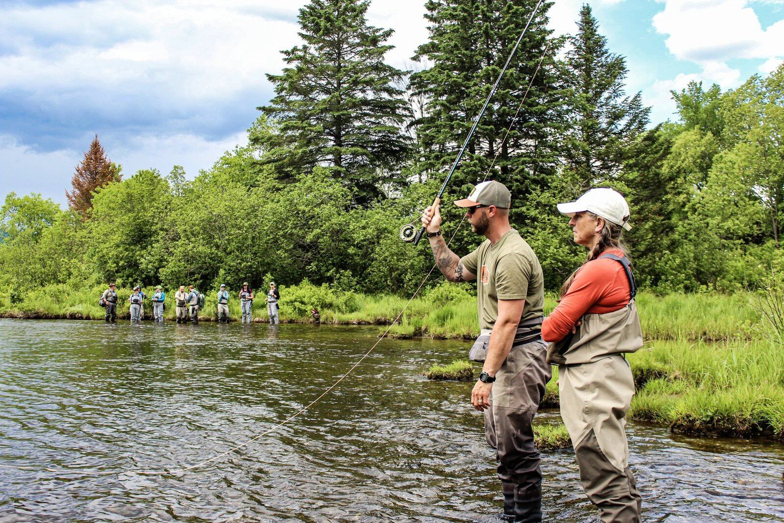 The working end of a guided day, photographed by Northern Water Guide in NH