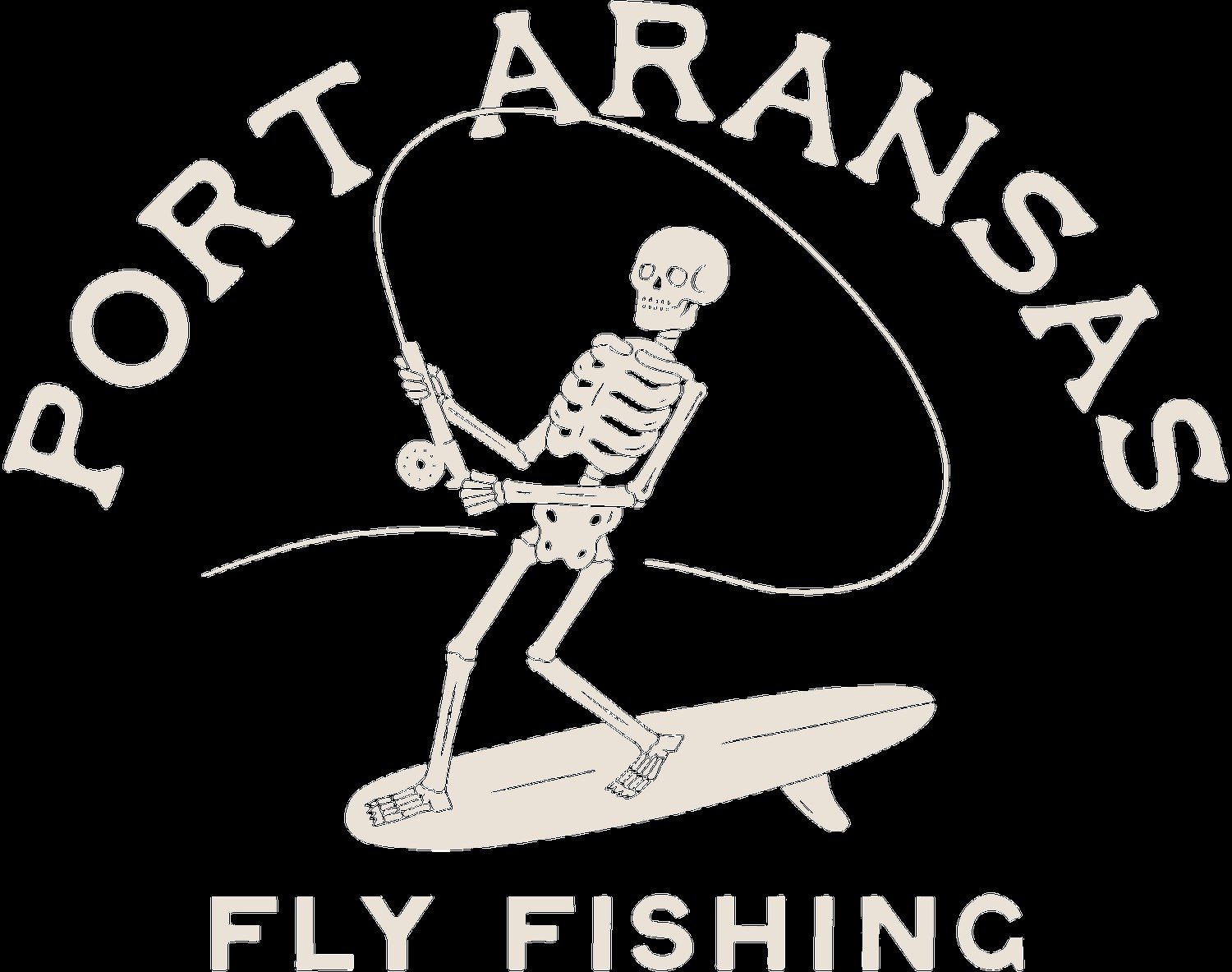 A guide at work during a trip, photographed by Port Aransas Fly Fishing in TX