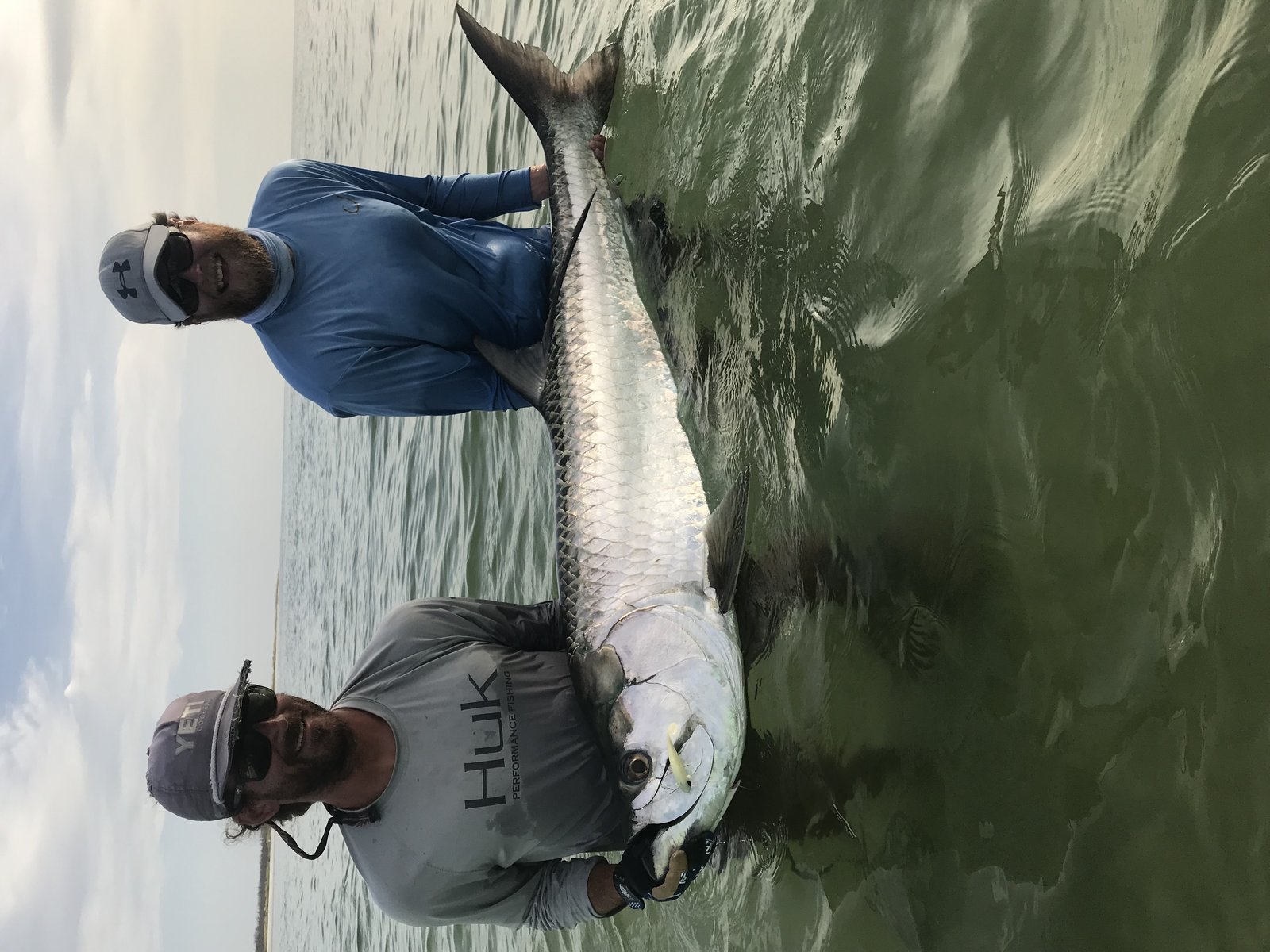 The working end of a guided day, photographed by Port St Joe Tarpon Fishing in FL