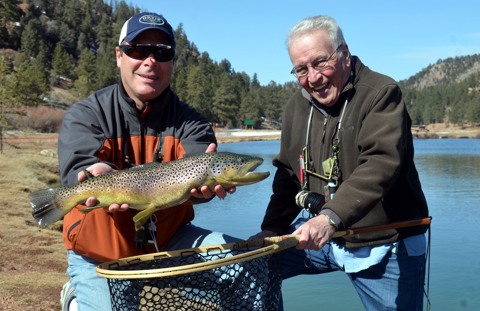 Rainbow Falls Mountain Trout on the water in Colorado