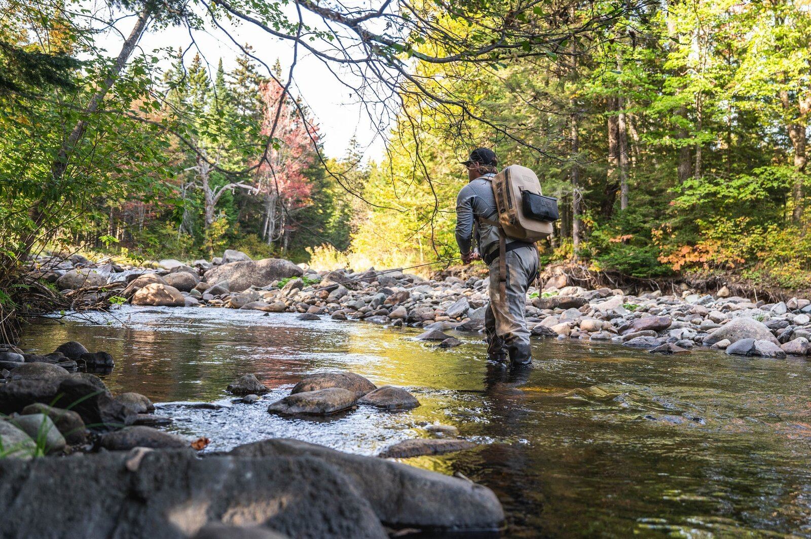 On the Cupsuptic River, photographed by Rangeley Region Sports Shop