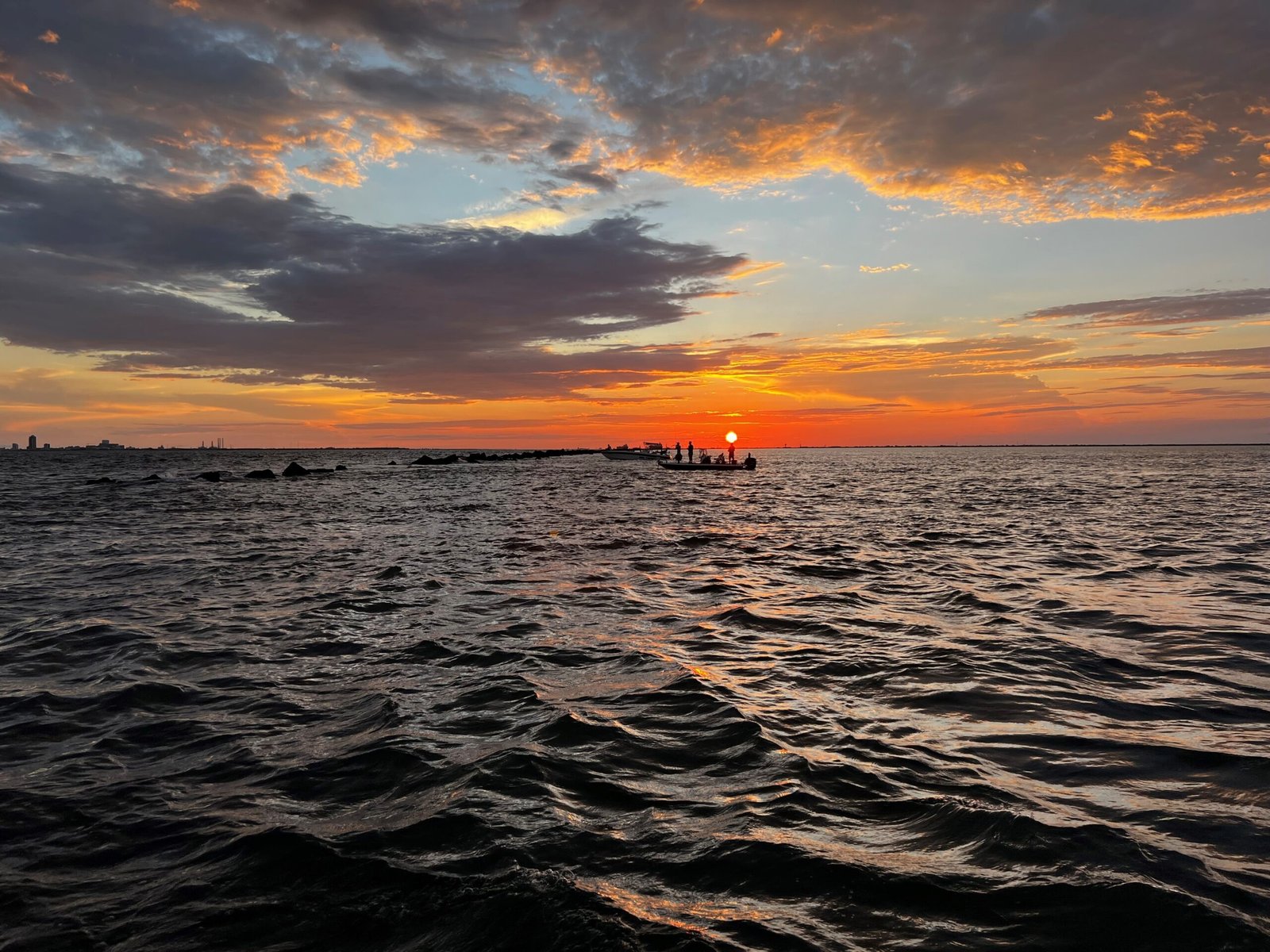 A guide at work during a trip, photographed by Reel Bolivar Fishing Guide in TX