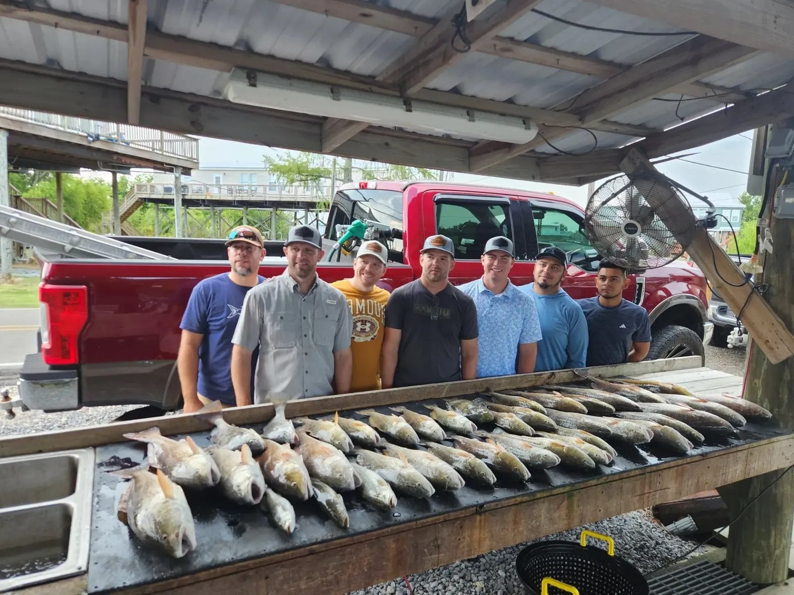The working end of a guided day, photographed by Reel Southern Fishing Charters, LLC in LA