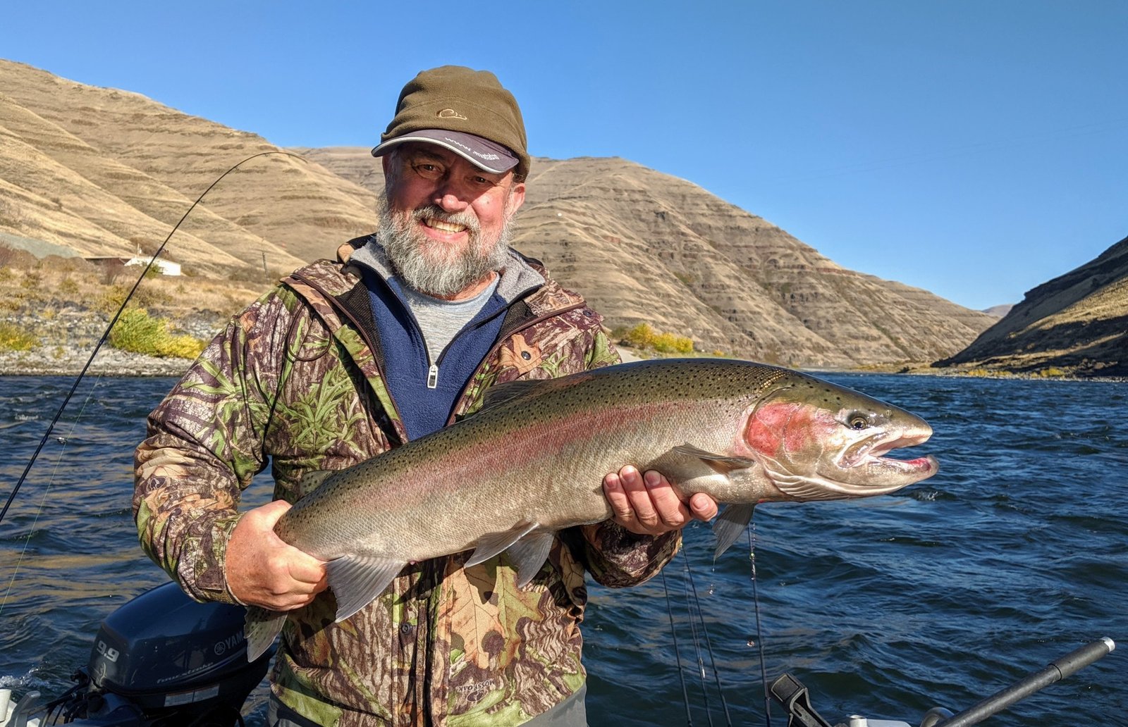 A guide at work during a trip, photographed by Reel Time Fishing in WA