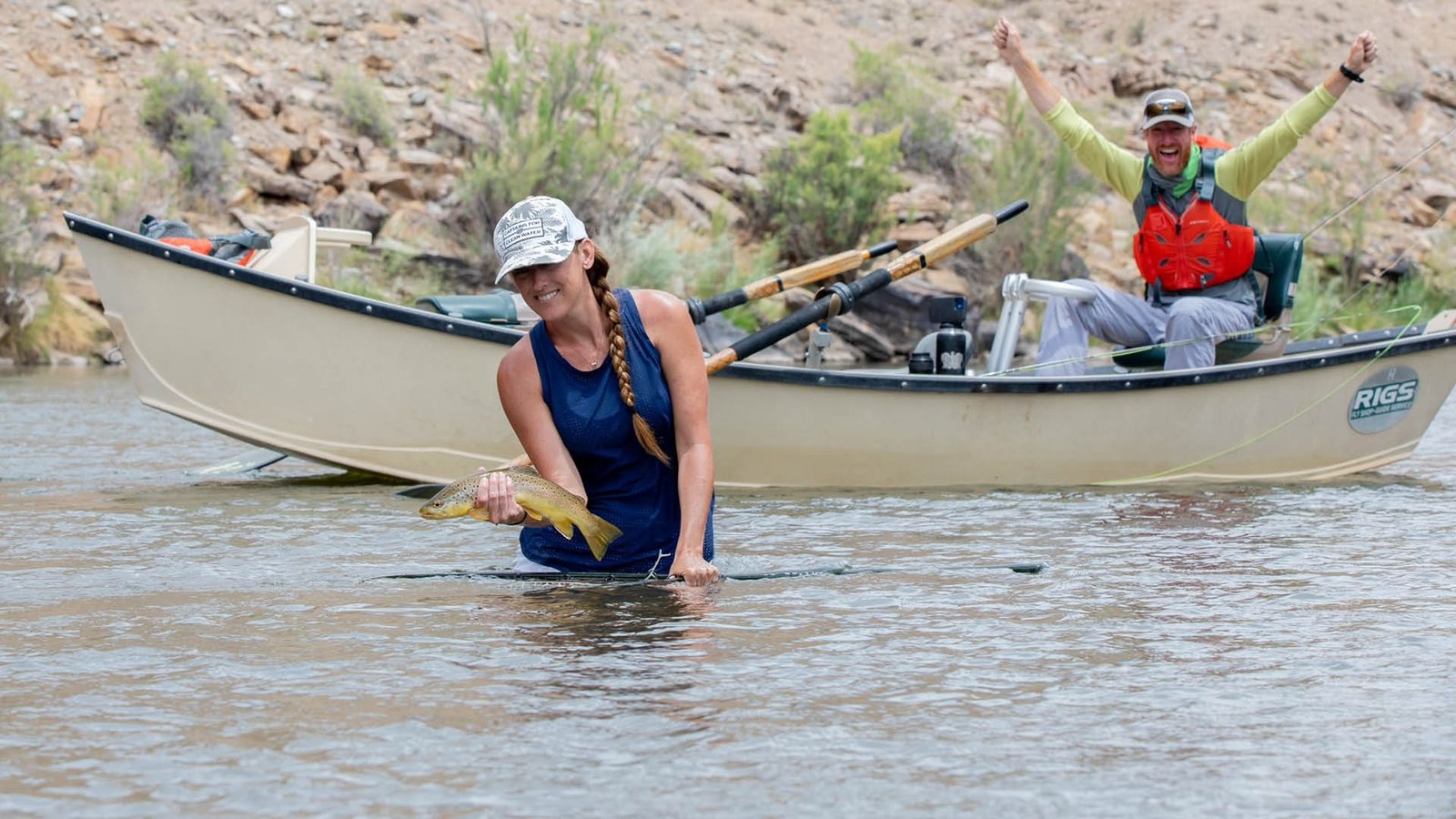 On the Uncompahgre River, photographed by RIGS Fly Shop & Guide Service