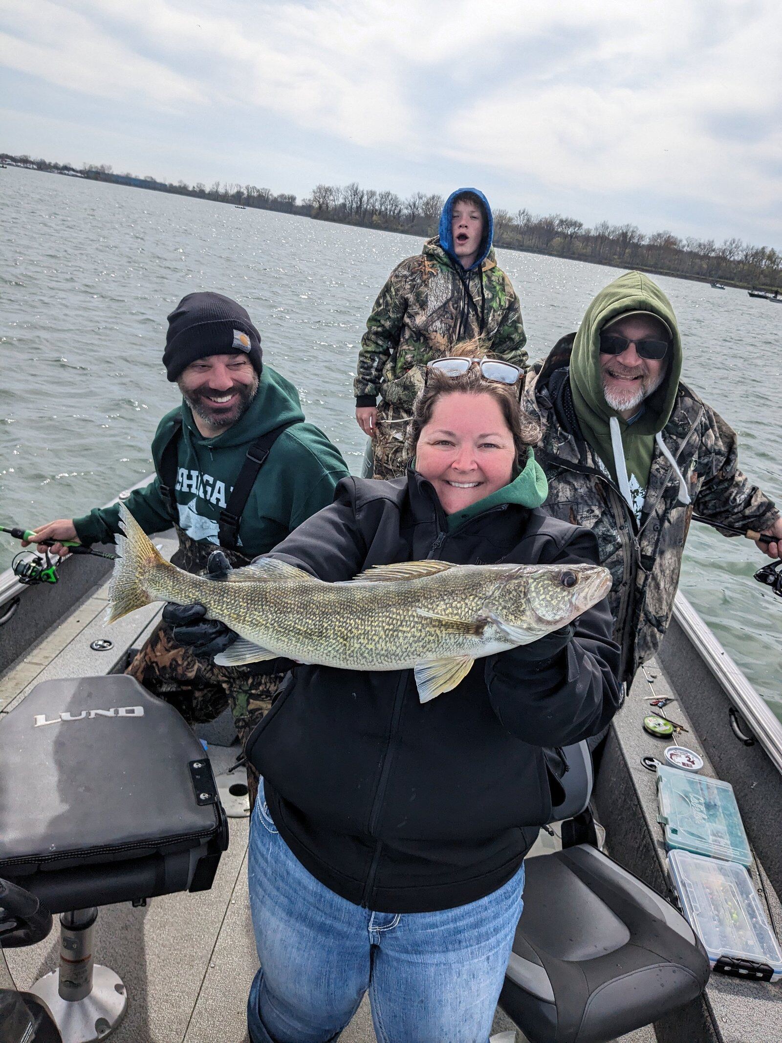 Rippin Drag Charters on the water in Michigan