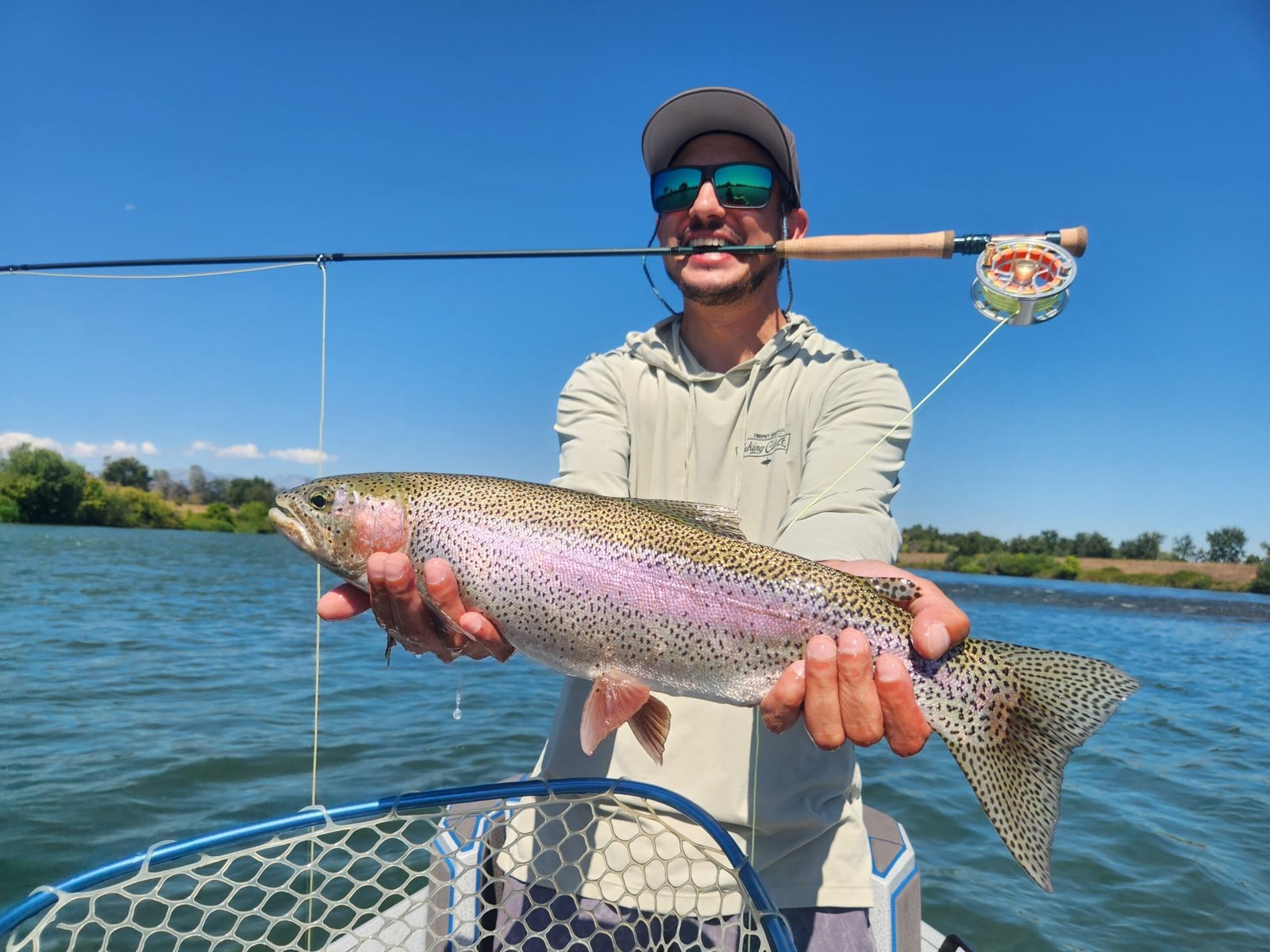 The working end of a guided day, photographed by River Pursuit Guide Service in CA