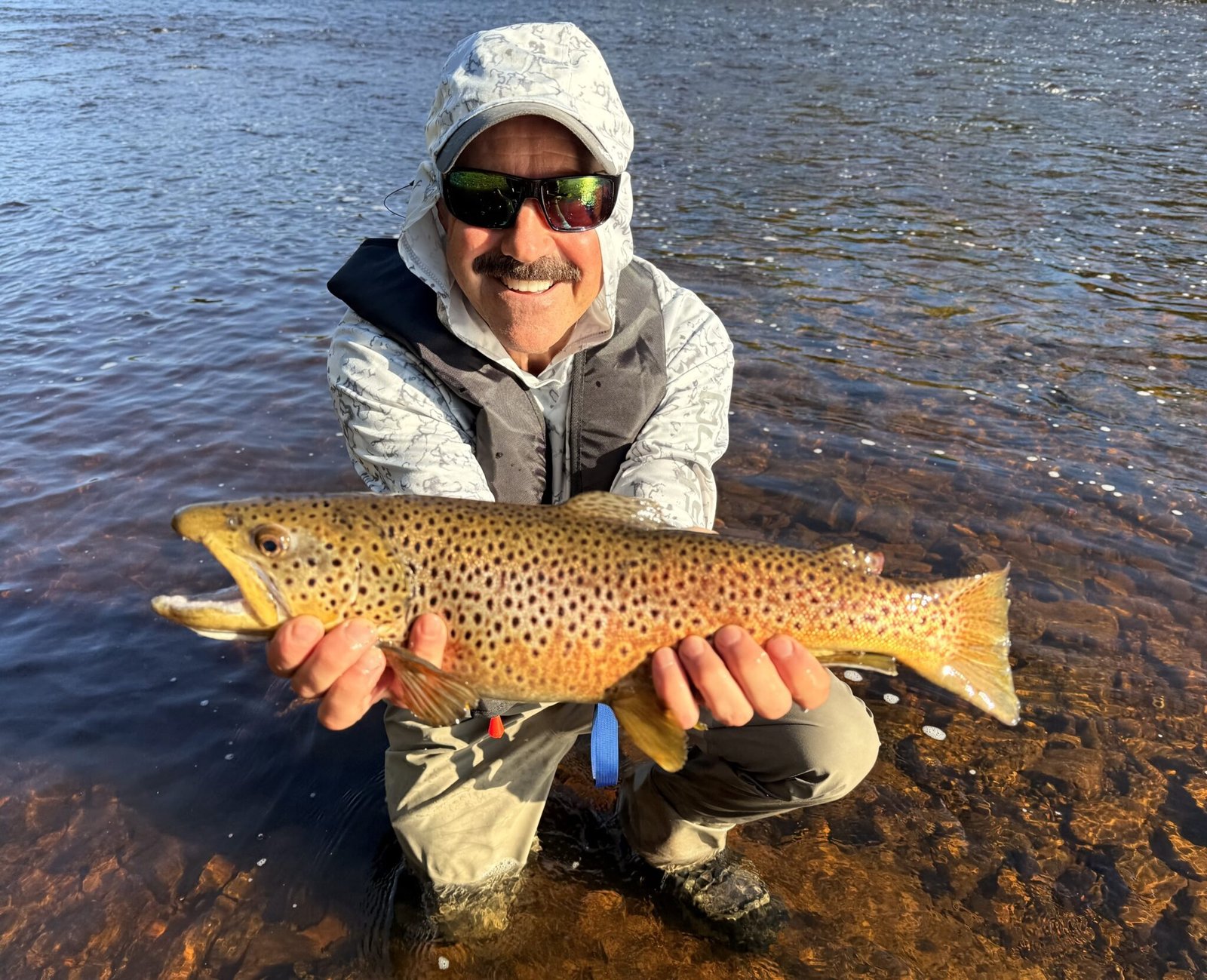 The working end of a guided day, photographed by Rivers North Guide Service in MI