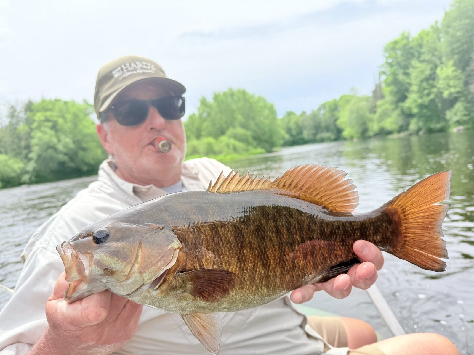 Part of a working day for a guide operation, photographed by Rivers North Guide Service in MI