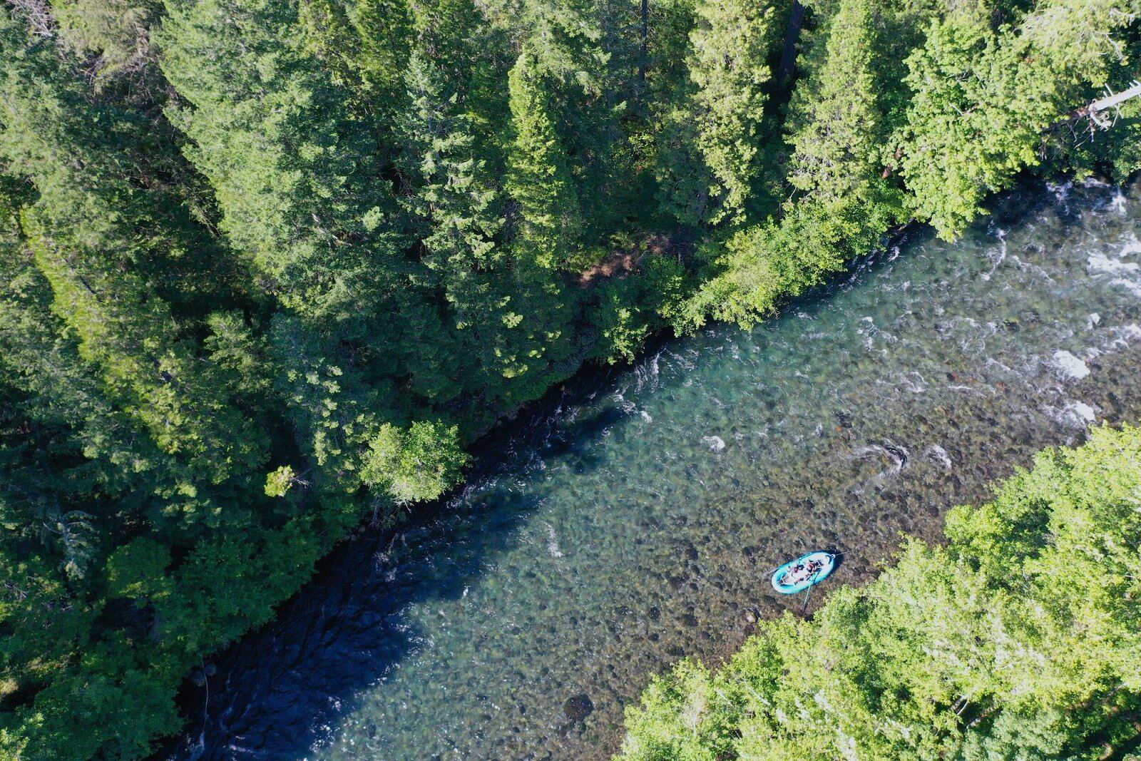 Time on the water from a working guide's operation, photographed by Riverside Fly Fishing and Scenic Tours in OR