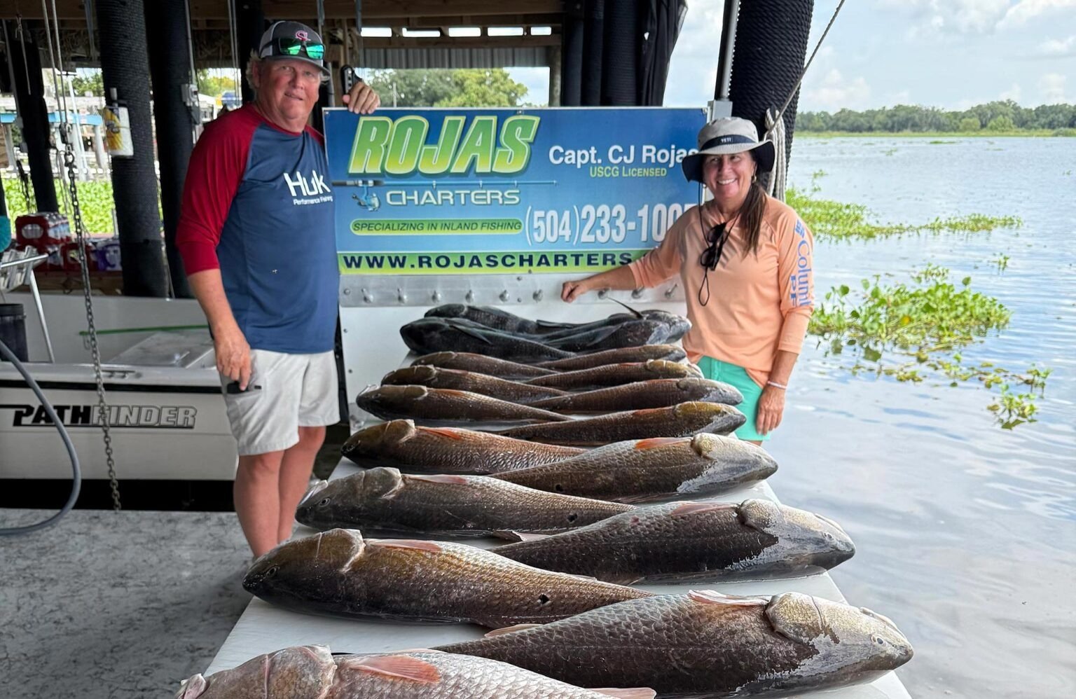 On the Lafitte, photographed by Rojas Fishing Charters