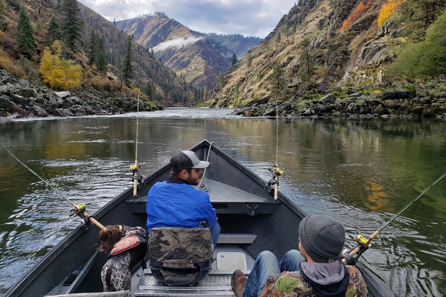 The working end of a guided day, photographed by S & S River Outfitters in NY