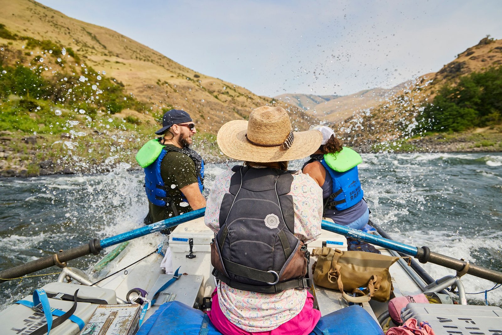 The working end of a guided day, photographed by Salmon Raft in ID