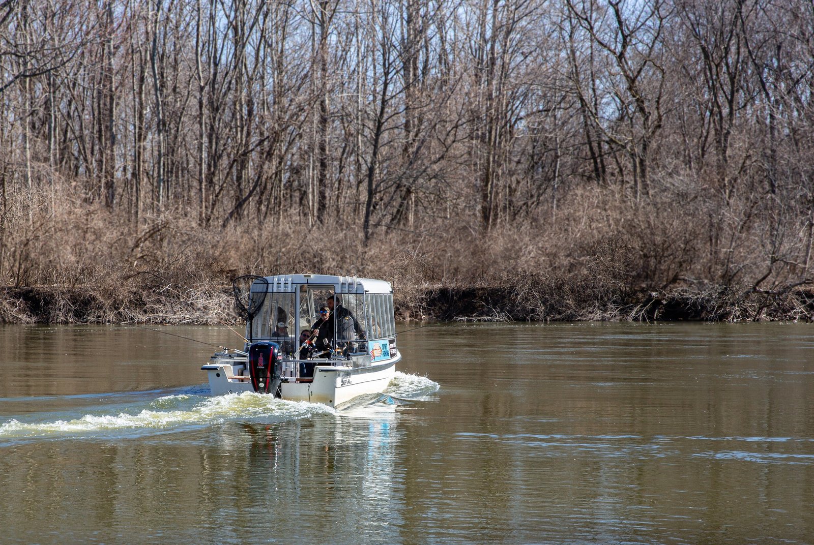 Silver Bullet Sport Fishing on the water in Michigan
