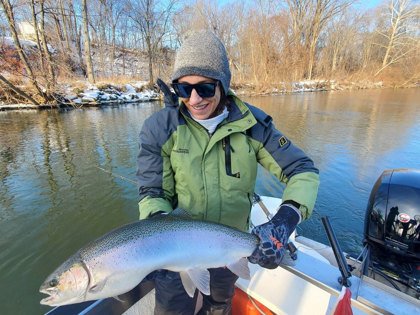 The working end of a guided day, photographed by Silver Bullet Sport Fishing in MI
